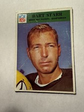 1966 Philadelphia Football #88 Bart Starr Packers VG