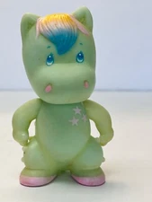 Vintage Soma Glo Friends Glow Pals Dragon Toy Figure 1980s Girl Toy Cute BIN 17