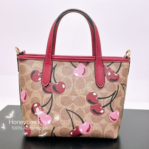 Neu mit Etikett Coach City Mini Beuteltasche Tasche Camouflage/Kirschmuster CW033/CW034/CW031 - Bild 58 von 95