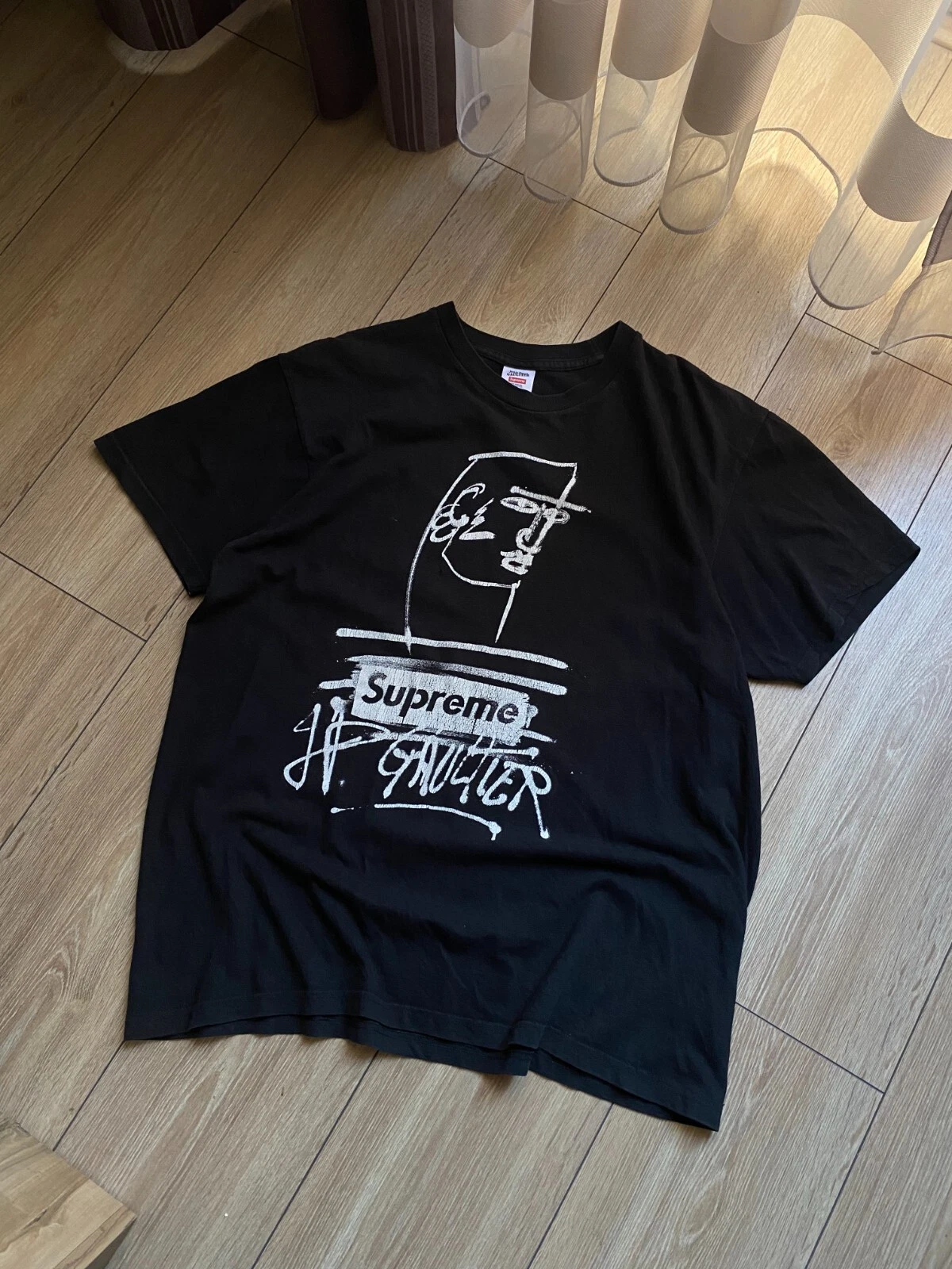 Tee shirt Supreme Jean Paul Gaultier Box Logo Noir Archives Taille L