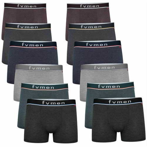 6 Paquete de 12 para hombre Pantalones cortos de la marca Boxers Ropa  Interior Calzoncillos Deportes S M L XL | eBay