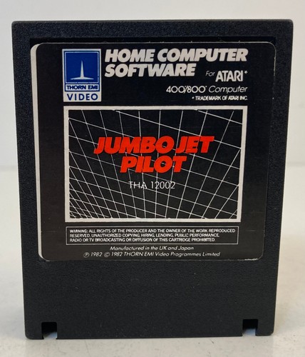 Atari 400/800 Jumbo Jet Pilot Videospiel Thorn EMI 1982 komplett in Box - Bild 9 von 19