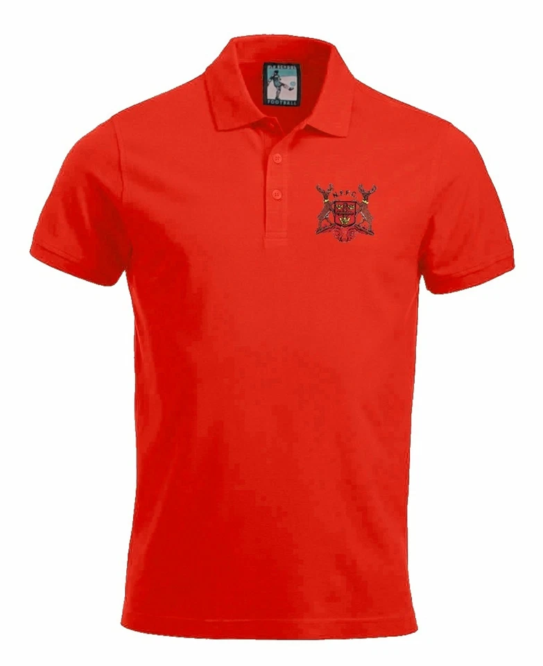 Nottingham Forest 1960-1970s Retro Football Polo Embroidered Crest S-3XL - Image 1 of 1
