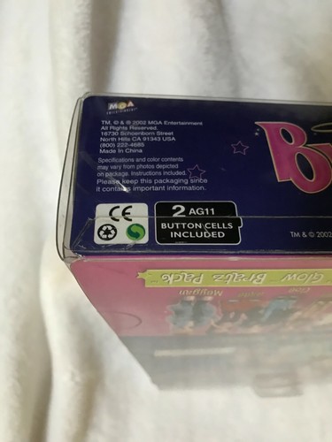 New VTG 2002 MGA Entertainment Bratz Funk N Glow Sasha Exclusive LE Doll Set ** - Picture 8 of 8