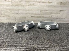 NOS Lot of 2 E30640 2" T Conduit Body Aluminum Condulet Outlet