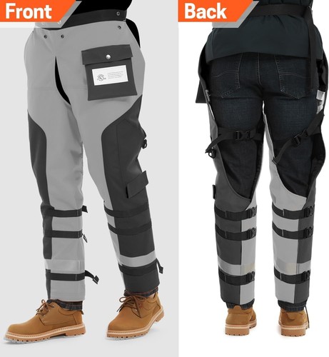 Multifunctional Chainsaw Pants with 8 Layers Safety and Adjustable Fit - Large - Picture 5 of 7