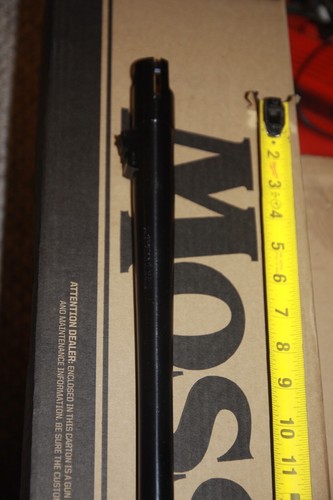 FACTORY MOSSBERG 500 2 3/4 / 3"  SLUG 12 GA BARREL 24" RIFLE SIGHT cylinder bore - Picture 5 of 5