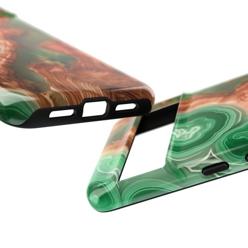 UV Print Mint Marble Resin Wood Phone Case for iPhone, Samsung Galaxy, Pixel - 第 150/163 張圖片