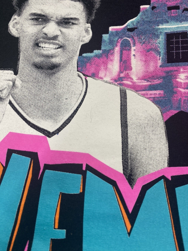 Camiseta Wemby Negra Para Hombre San Antonio Spurs Talla 2XL Comienzo De Una Nueva Era - Imagen 3 de 6