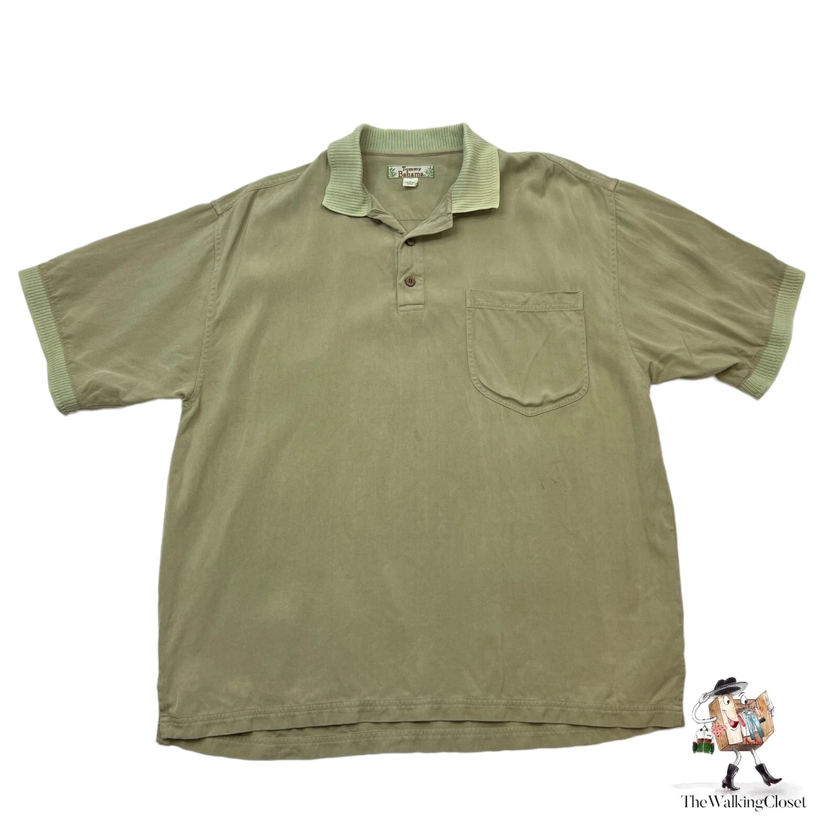 tommy bahama silk polo shirt