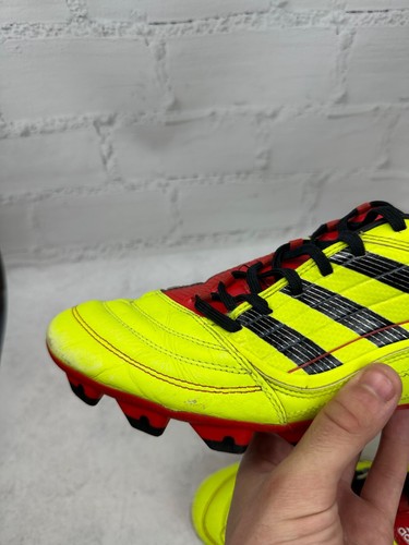 Botines de fútbol Adidas Predator para hombre muy raros talla 45 US11 2010 amarillos - Imagen 19 de 22