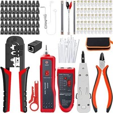 RJ45 Crimp Network Tool Kit Cat5 Cat5e Cat6 Crimping Tool Set For Rj11/r