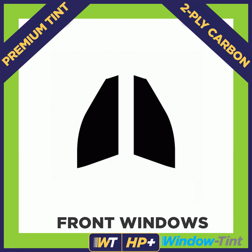 For Honda Accord 5-door Hatchback 2000-03 Carbon Pre Cut Window Tint Front HP+ - Picture 2 of 10