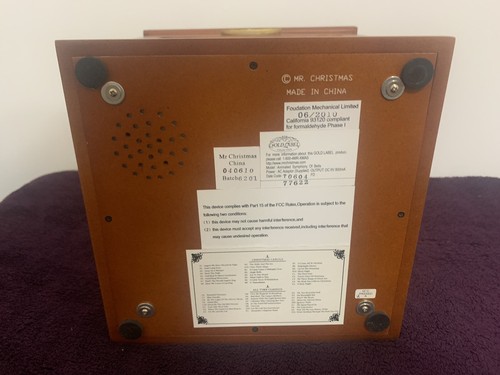 Mr. Christmas Animated Carousel Music Box Gold Brass Bells See Video 50 Songs !! - Picture 9 of 12