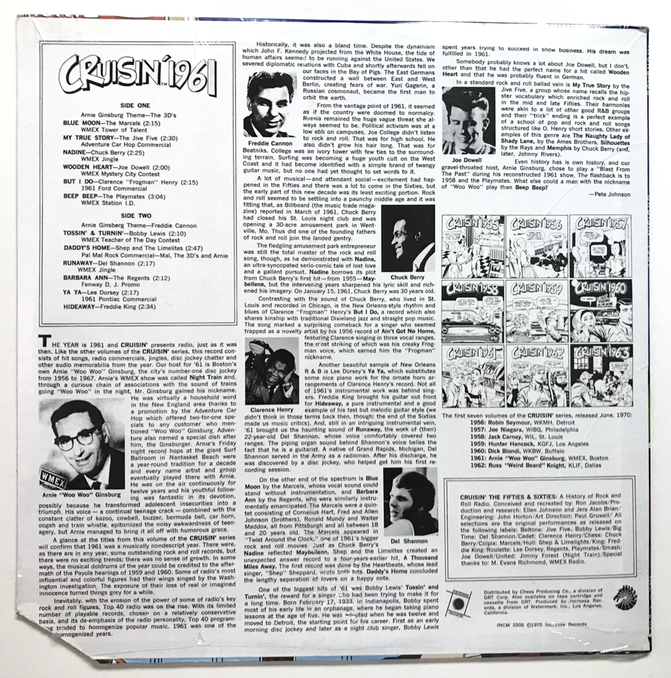 SHEP and LIMELITES: MARCELS: REGENTS:CRUISIN' '61 (Vinyl LP Record Sealed) Foto 3 de 4