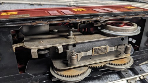 American Flyer 4000 Vintage Standard Gauge Red Electric Locomotive - 第 9/9 張圖片