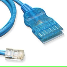 ICC PATCH CORD, CAT 5e 110-8P8C, T568A, 7FT Stock ICPCSA07BL