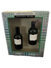 Grey Flannel by Geoffrey Beene for Men SET: EDT Spray 4oz ASL 4oz NEW