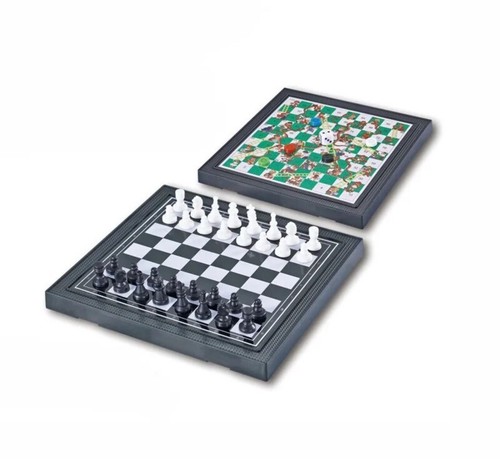 5 In 1 Magnetic Board Game Perfect Gift (Chess Ludo Checkers, Snakes & Ladders) - Picture 5 of 5