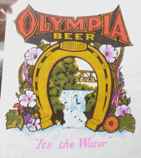 1970s Roach Olympia Beer Iron On Transfer