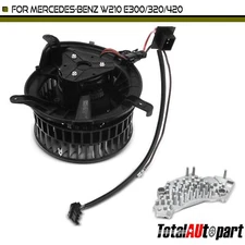 HVAC Blower Motor&Resistor Kit for Mercedes-Benz W210 E300 E320 E55 AMG Front