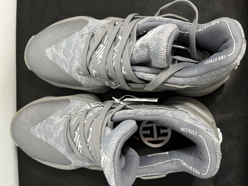 Adidas Harden Vol. 4 Basketball Shoes Gray EH2412 Size 7 Men's Lightweight Tract - Picture 9 of 13