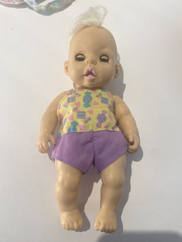 Vintage 1995 T.T. Bambole gemelle 8" con portapacchi ed extra leggere Desc - Foto 10 di 12