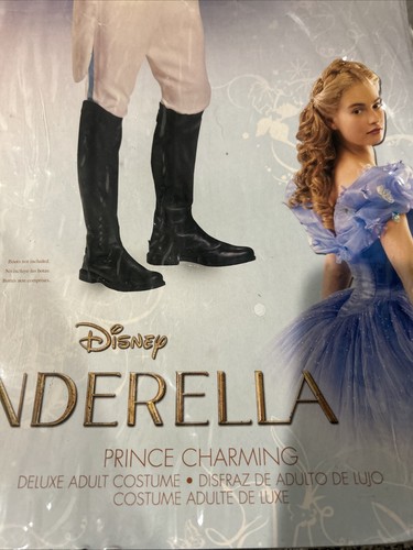 Prince Charming Disney Cinderella Fancy Dress Up Halloween Deluxe Adult Costume - Picture 2 of 3