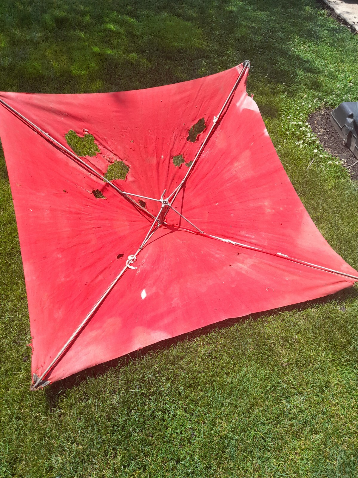 VINTAGE IH, INTERNATIONAL HARVESTER, FARMALL TRACTOR UMBRELLA, USED eBay