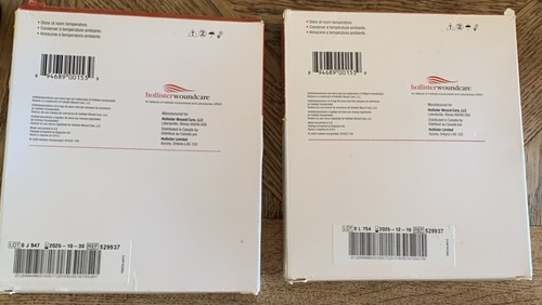 Hollister Restore Dressings 529937 Calcium Alginate 4"x4" 2 Boxes Partial & New - Picture 2 of 2