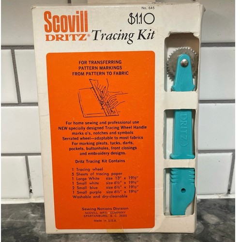 Vintage SCOVILL DRITZ - Tracing Kit No.645 - Original Box -Made in USA - Bild 1 von 8
