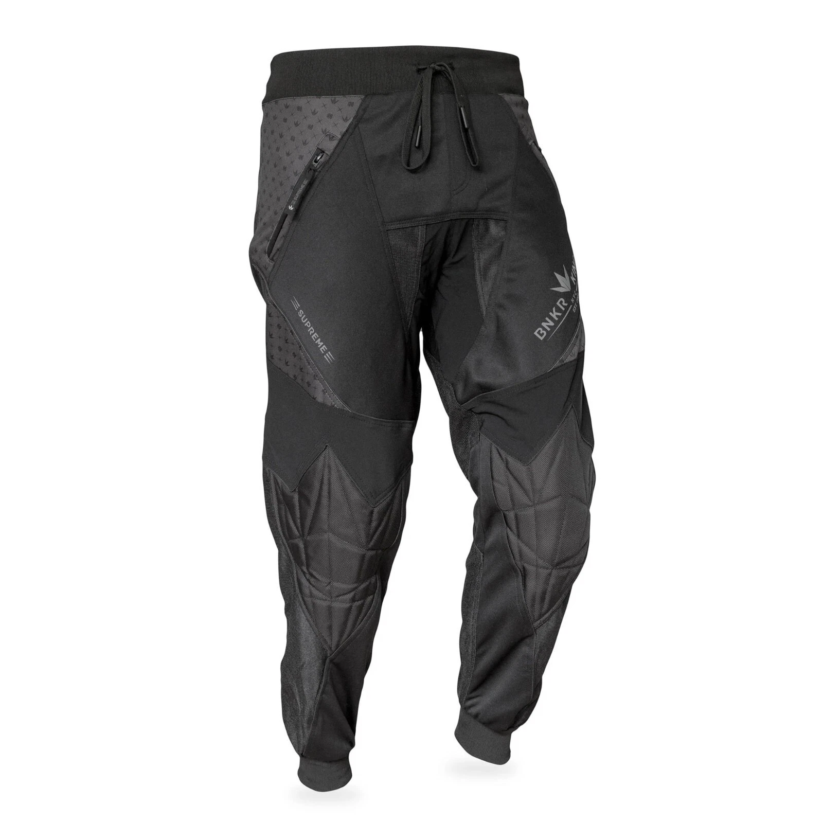 Pantalon de jogger suprême Bunkerkings   Noir royal   X Large (36 44)