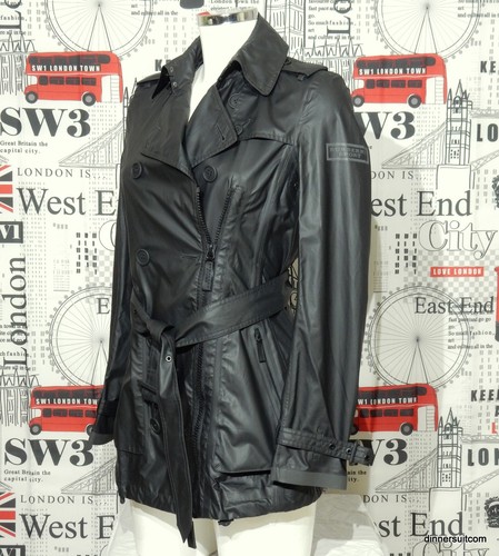 Rain Mac Burberry Trench Jacket 4 Sport Uk us Black Short 2 Womens Coat Coated APwfqTx7S