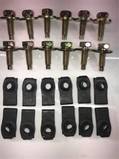 1960-1970 Ford Fender Bolt Kit with U-Nuts, 24-Piece Set