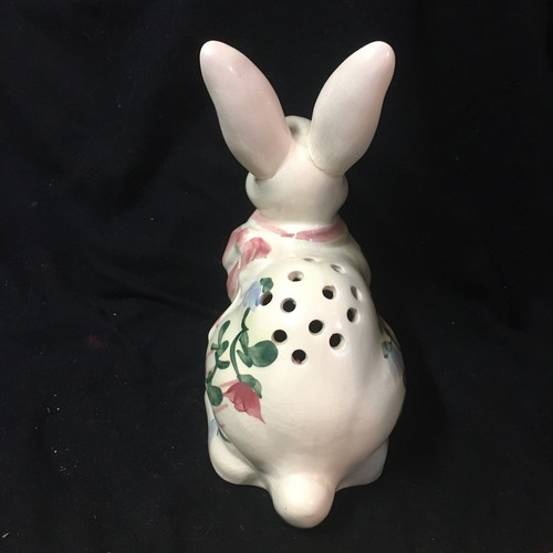 VTG Ceramic Bunny Rabbit Potpourri Disfuser/Pomander Hand Painted Read Descr - Picture 3 of 8