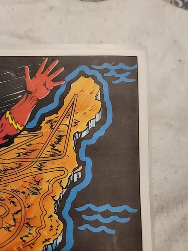 1978 PEPSI DC COMICS THE FLASH LAMINATED PROMOTIONAL PLACEMAT VTG 16x10 READ - Picture 4 of 8