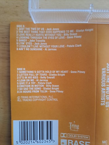 Just The Two Of Us Various artists compilation Cassette tape album Tested - Picture 5 of 7