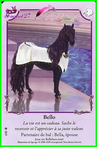 Carte Cheval Cards Horse BELLA SARA " Le Bal de Bella " N° au choix - Imagen 6 de 45