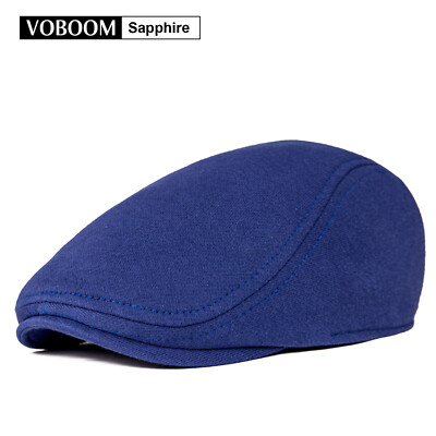 100% Cotton Solid Men's Ivy Hat Flat Cap Newsboy Gatsby Golf Driving Cabbie2