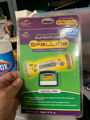Leap Frog - Quantum Leap - Twist and Turn Spelling Cartridge - Grades 5 & 6 New