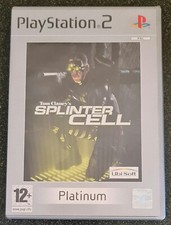 Tom Clancy's Splinter Cell Ps2 PAL With Manual 