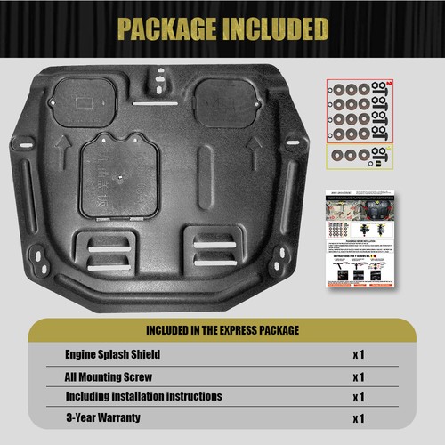 For Honda CR-V 2007-2014 2.4L Auto Engine Splash Shield Cover Mud Flaps - Bild 8 von 12