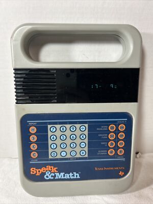 Speak&spellスピークスペル　テキサス　E.T ビンテージトイ Vintage Texas Instruments Speak & Spell Speak & Math