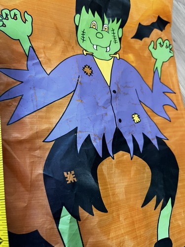 Vintage Windsox Halloween Frankenstein Windsack 58" selten - Bild 8 von 8