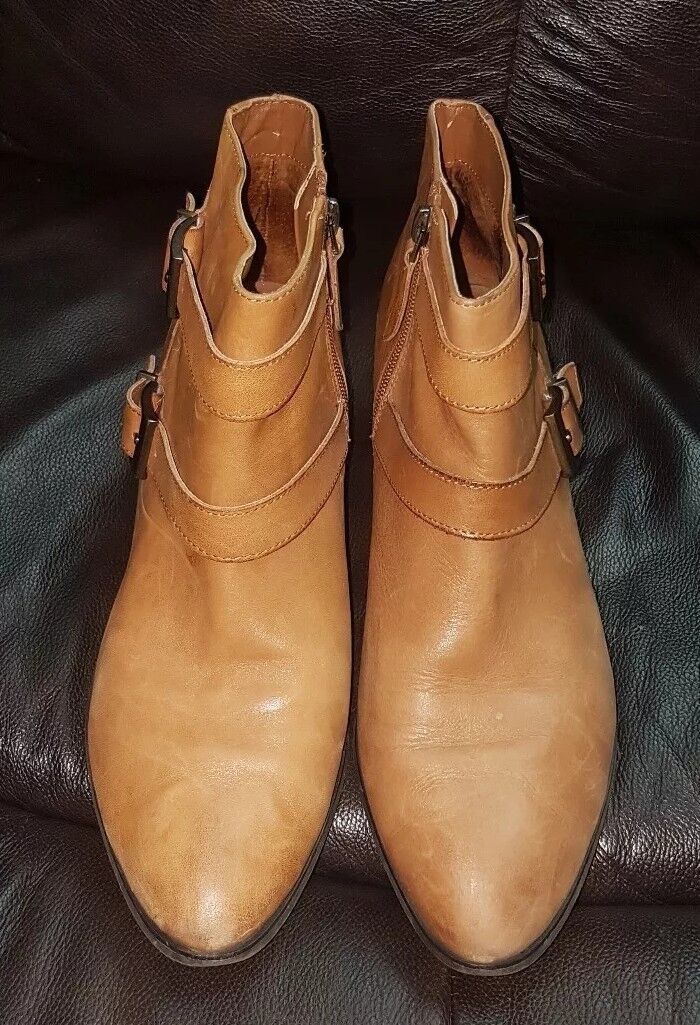 Franco Sarto Quartet Womens Leather Ankle Boots Booties Booties Booties shoes Brown Size 9M 877ad6 Franco Sarto Quartet Womens Leather Ankle Boots Booties Booties Booties shoes Brown Size 9M 877ad6