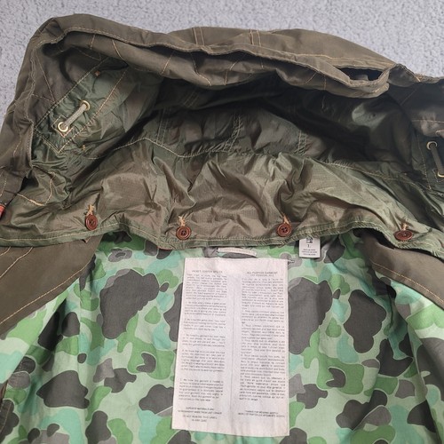 Scotch & Soda Super Parka Women's Large Green Hooded Military Field Jacket - Picture 19 of 24