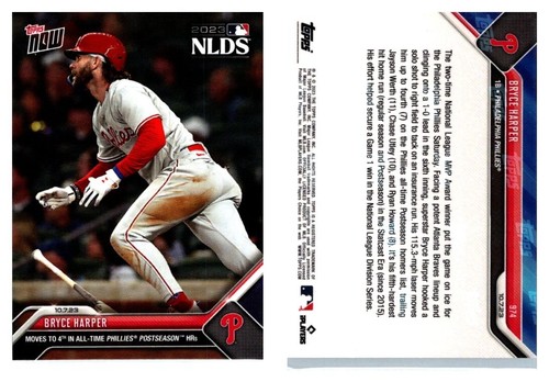 2023 Topps Now 974 Bryce Harper
