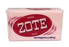 Zote Pink Laundry Soap Washing Clothes 7oz Bars Detergent Kitchen Jabon (1 Bar)