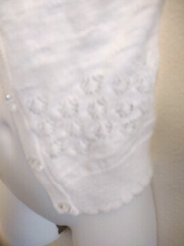 Cat and Jack Girls Solid White Button Up Cardigan Sweater Size 18M - Picture 2 of 5