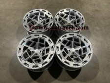"Ruedas de aleación de 19"" Radi8 R8 CM9 Stance plateadas mecanizadas Audi A3 A4 A6 A8 5x112 VAG"